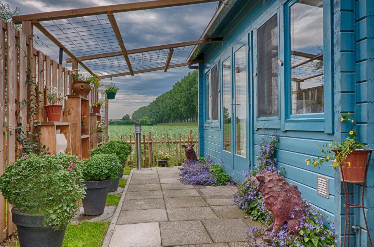 Artistiek Vakantiehuisje Hulst Esterno foto