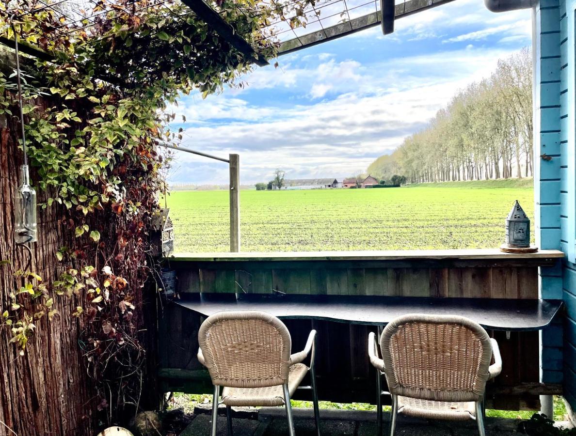 Artistiek Vakantiehuisje Hulst Esterno foto