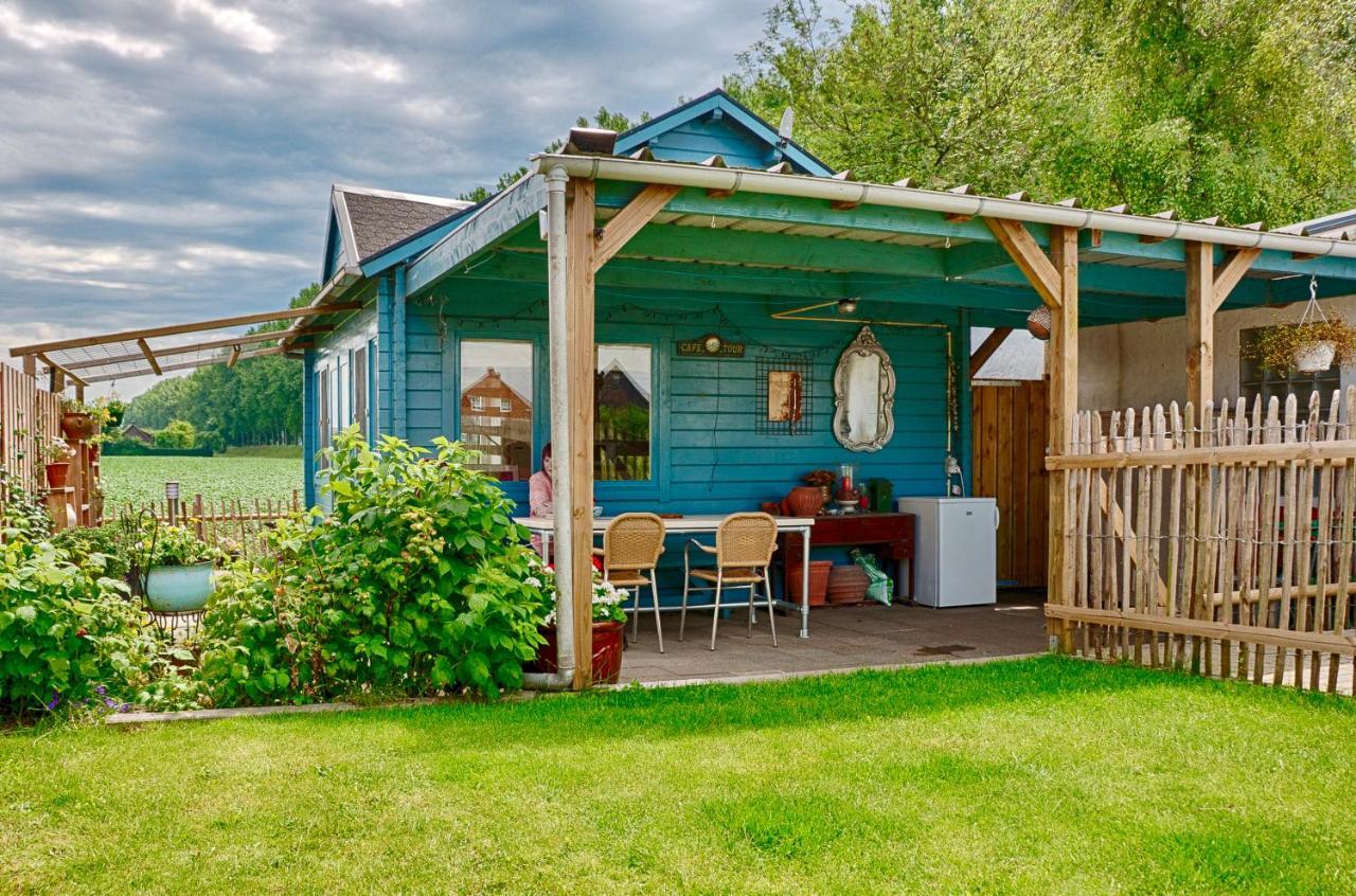 Artistiek Vakantiehuisje Hulst Esterno foto